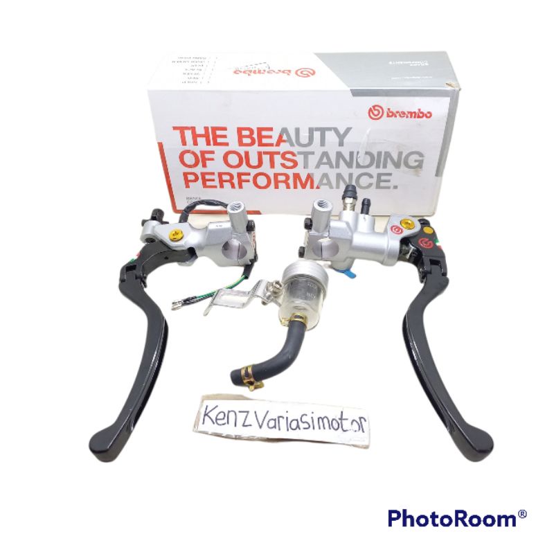 Master Rem Brembo Izumi RCS 15 Full Silver Satu set Kanan Kiri PNP Beat Vario Scoopy Aerox Vixion Ni