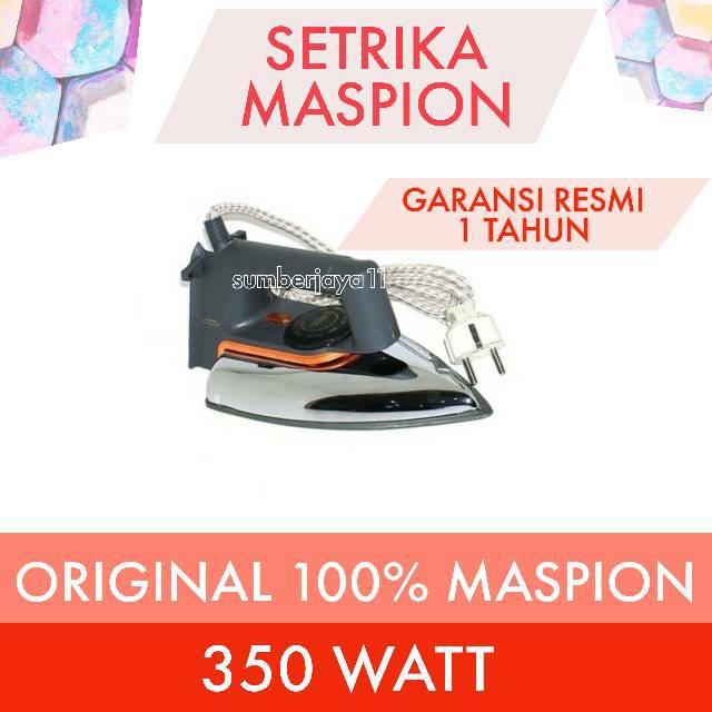 Gosokan Setrika Maspion Ha-110 / Setrikaan Maspion /Gosokan Maspion Bergaransi