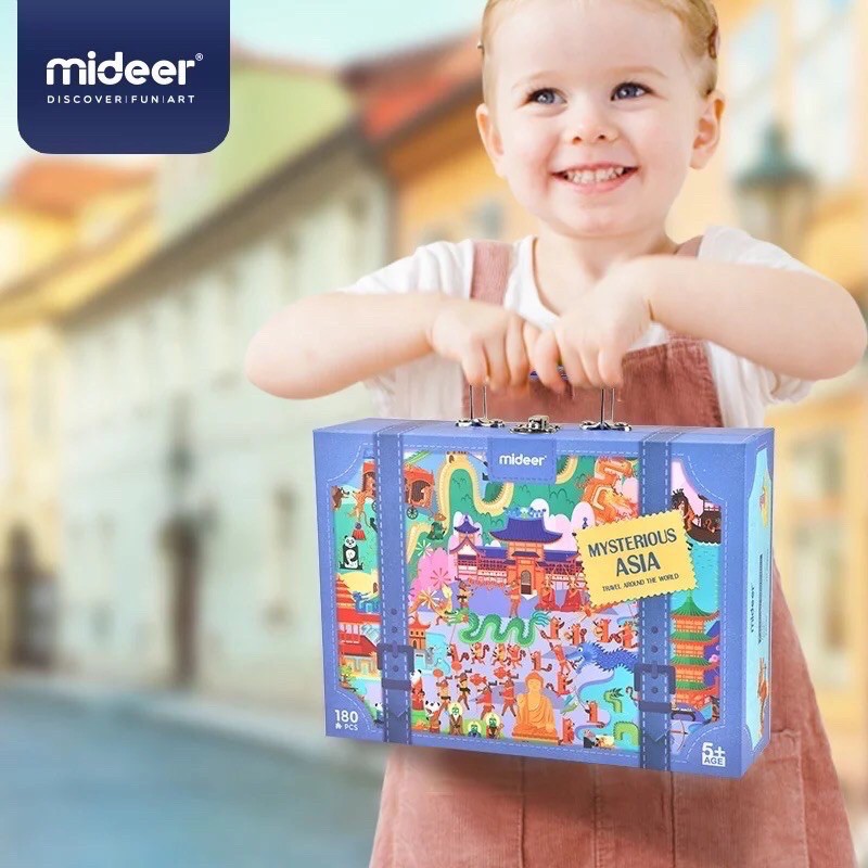 mideer world puzzle - hadiah anak - kado anak