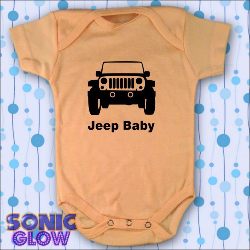 SonicGlow Jumper Baju Bayi - Jeep Baby - light