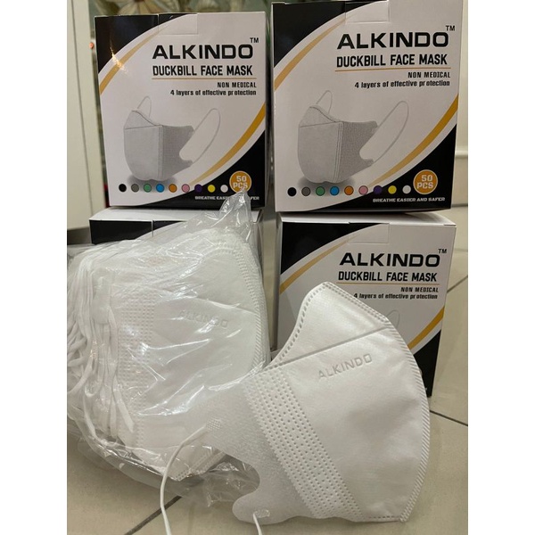 ALKINDO DUCK BILL FACE MASK ISI 50PCS