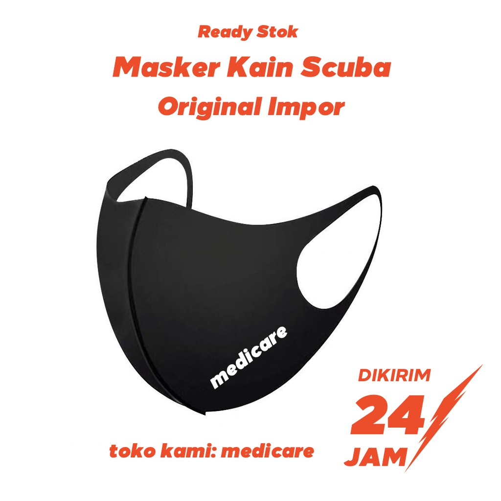  SOLD OUT Masker Kain Scuba  Impor Original Masker Korea  