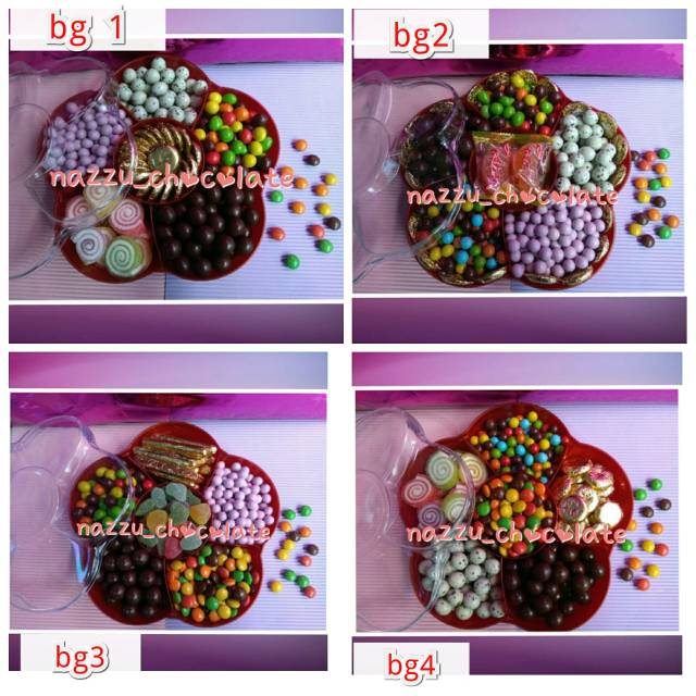 

Coklat laggie toples bunga