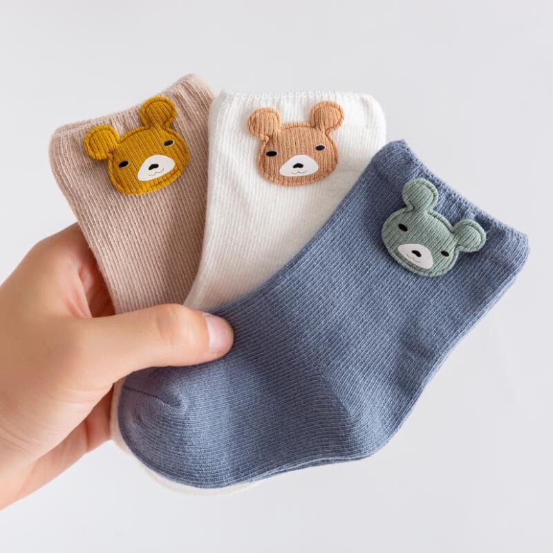 Kaos Kaki Anak Bayi Balita Polos Cute Import / Baby Kids Socks