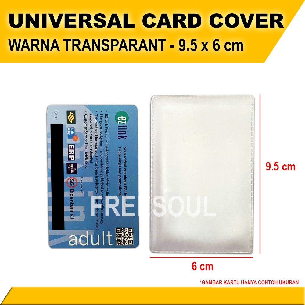 Plastik Pelindung Sampul KTP - Cover KTP  - Sampul Etoll