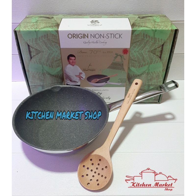 BIMA Origin Non Stick Wok Pan 24cm B2003924S Tenun Sawahlunto LIMITED EDITION