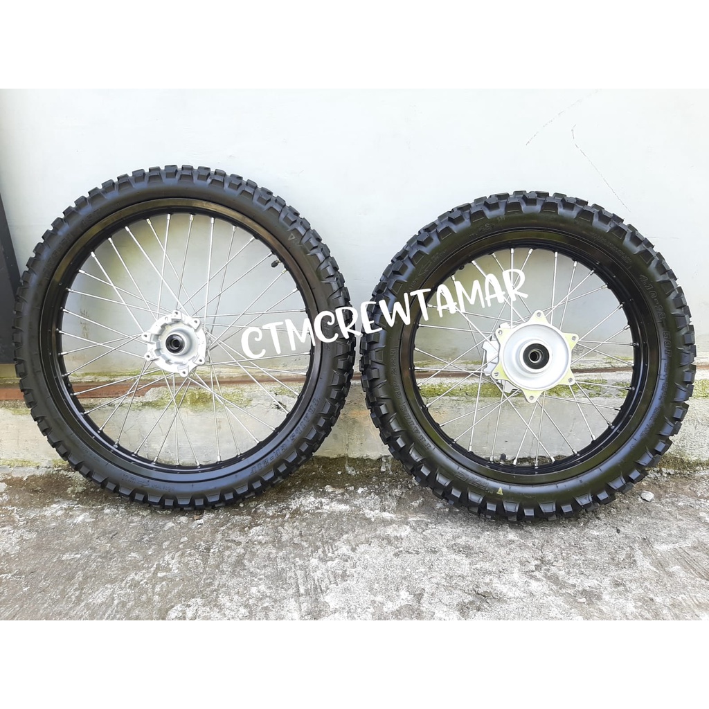 Wheelset Ori Honda CRF 150 L Roda CRF Ring 18/21 Original Copotan Motor