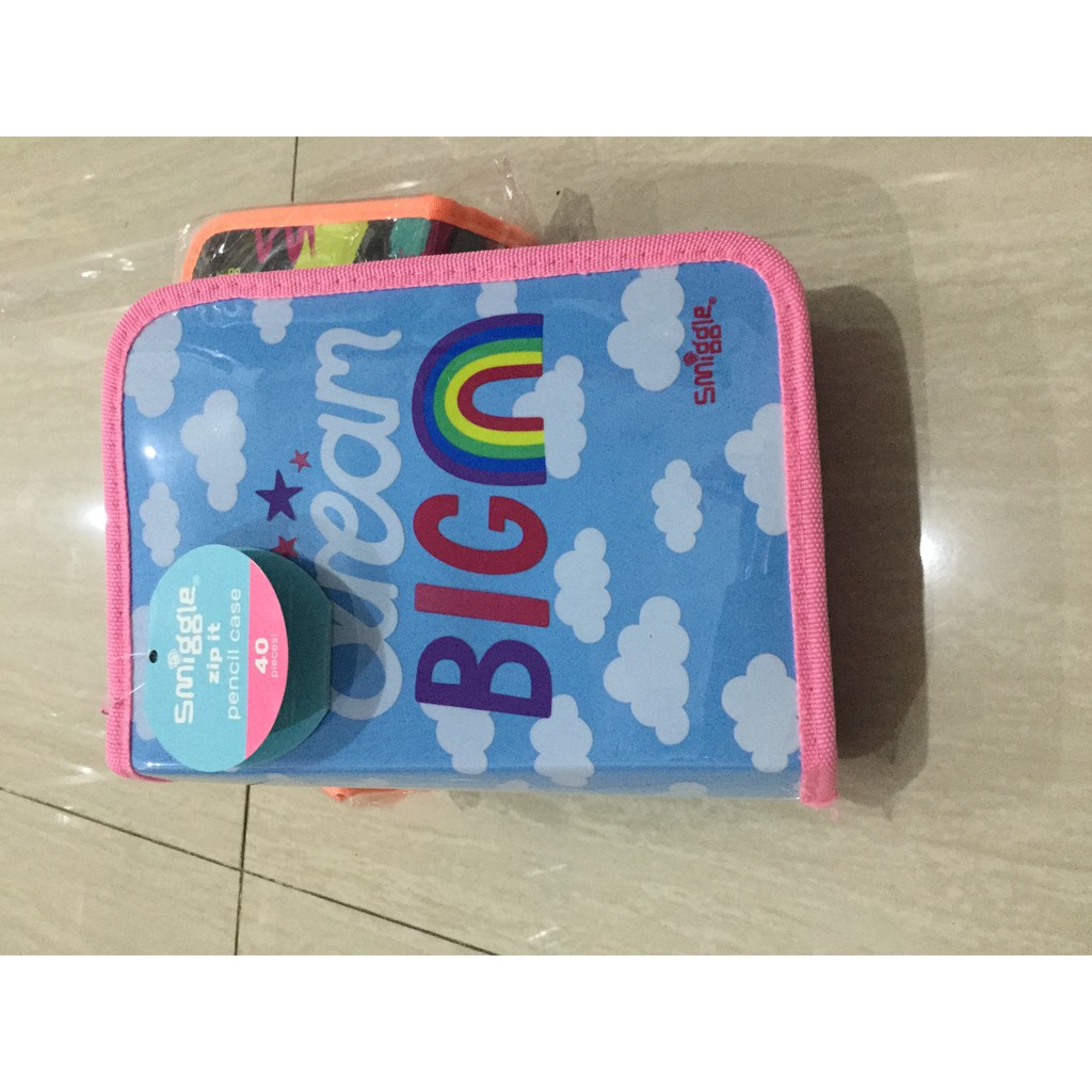 

Smiggle zip it pencil case big dream