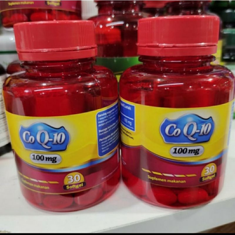CoQ10 (Coenzyme Q10) 100 mg isi 30 sofgel Kesehatan Jantung EXP 2023
