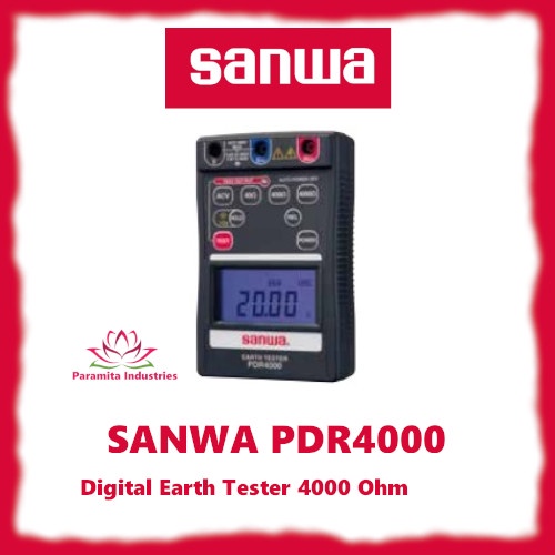 sanwa digital PDR 4000 earth tester original
