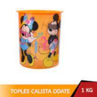 Toples Makanan Warna Warni 600 Gram / Calista Odate Motif Colour / Tempat Penyimpan Makanan