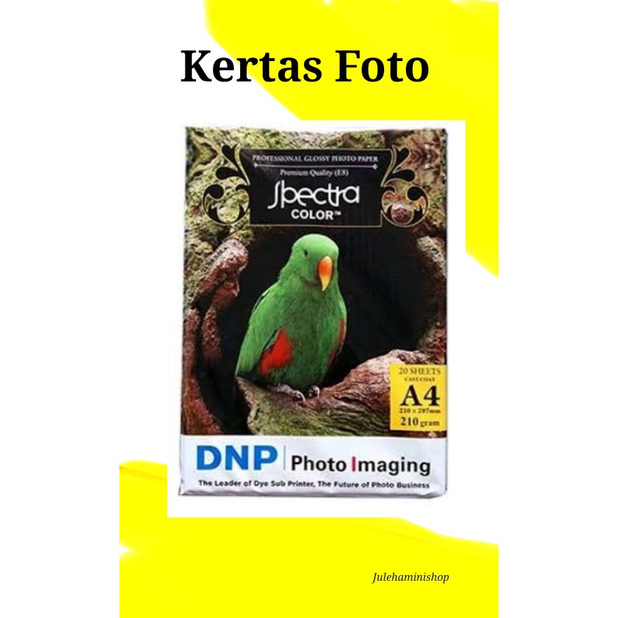 

KERTAS FOTO SPECTRA A4 KERTAS CETAK SPECTRA