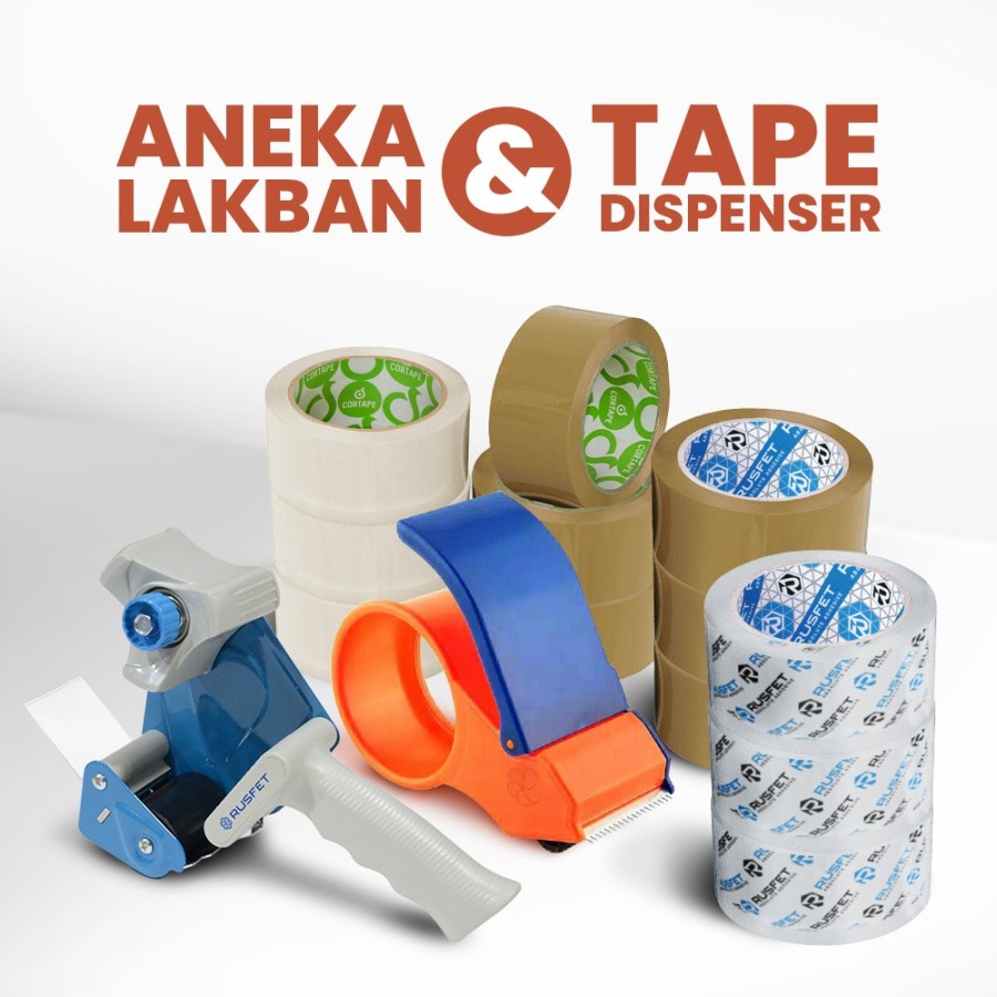 

Lakban CORTAPE 48mm x 90 Yard – Bening / Coklat | Lakban Panjang Super Lengket 45 Micron Grosir