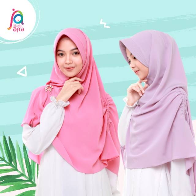 Jilbab Afra Khansa - Jilbab Khimar - Jilbab Serut - Jilbab Pet Antem