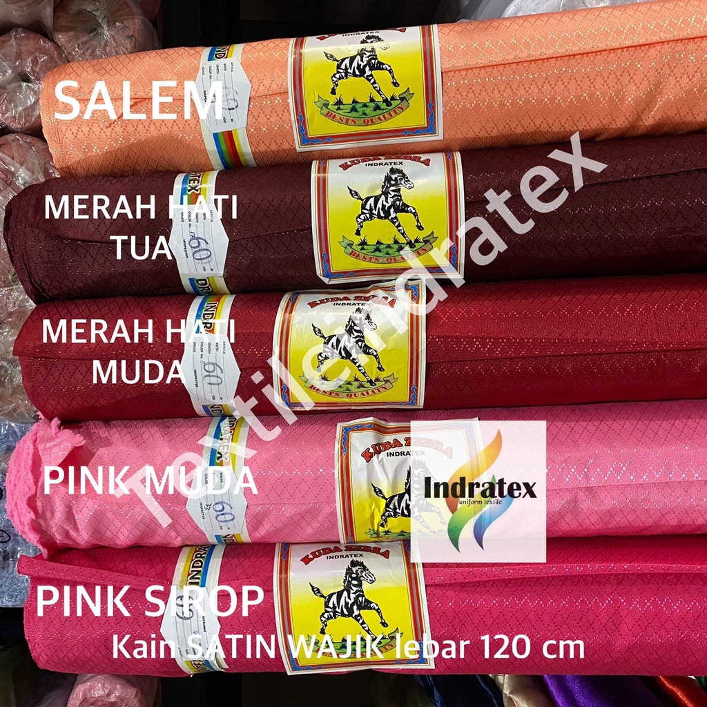 ( per 1 roll ) kain SATIN SATEN WAJIK SIDO VANESSA lebar 120 cm bahan tirai hordeng gorden dekorasi aksesoris fashion rok kerajinan tangan taplak meja backdrop background foto