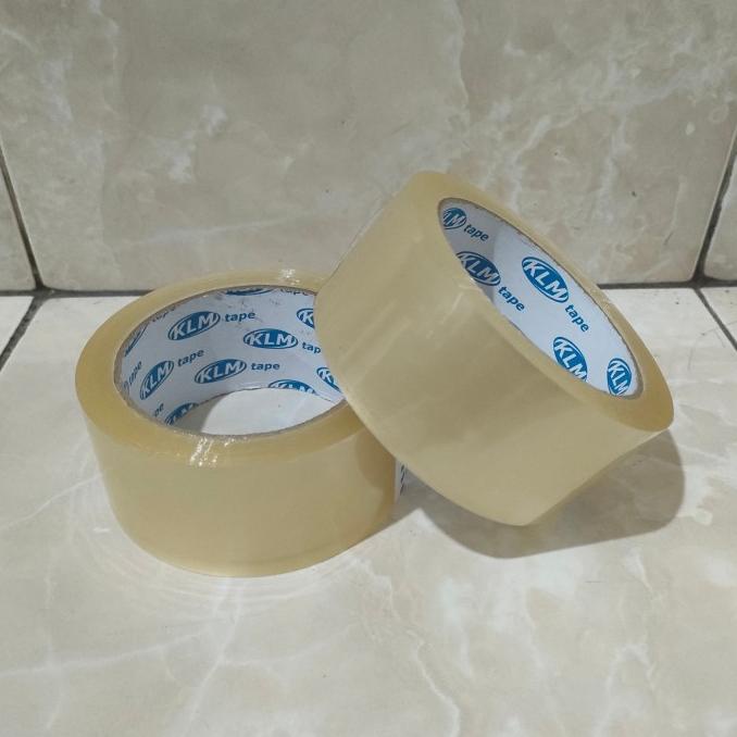 

Lakban 2 inch 72 Yard 90 Yard Termurah Bening / Coklat KLM Grosir dus