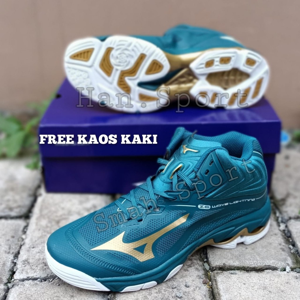 Sepatu Volly Mizuno Wave Lightning Z6 Mid / Sepatu Voli Mizuno Wlz 6 Mid / Sepatu volly Mizuno Z6