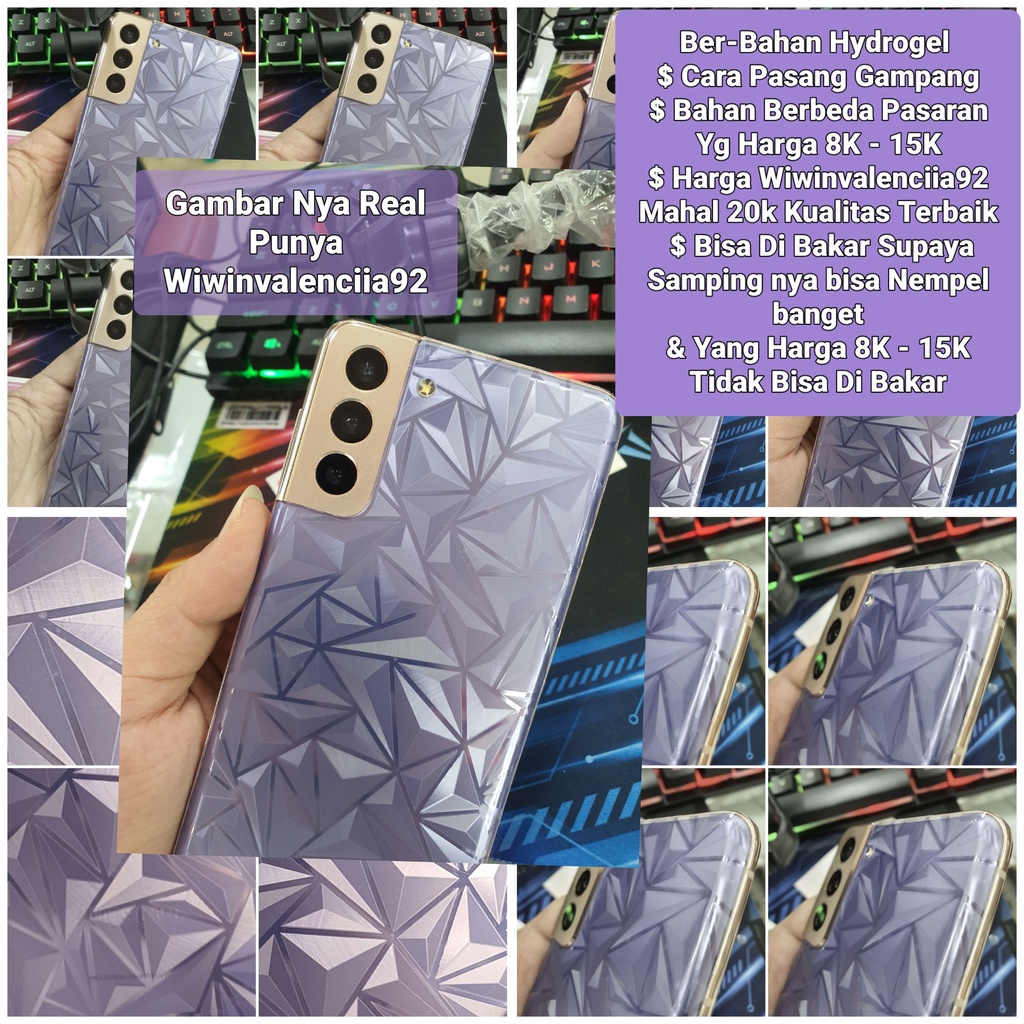 New Hydrogel BACK E-X-A-C-O-T Jelly DIAMOND 5D OPPO F1S-A59 F1-F1f F1+ F3 F3+ A71 A83 A57 A39 R5 R7 