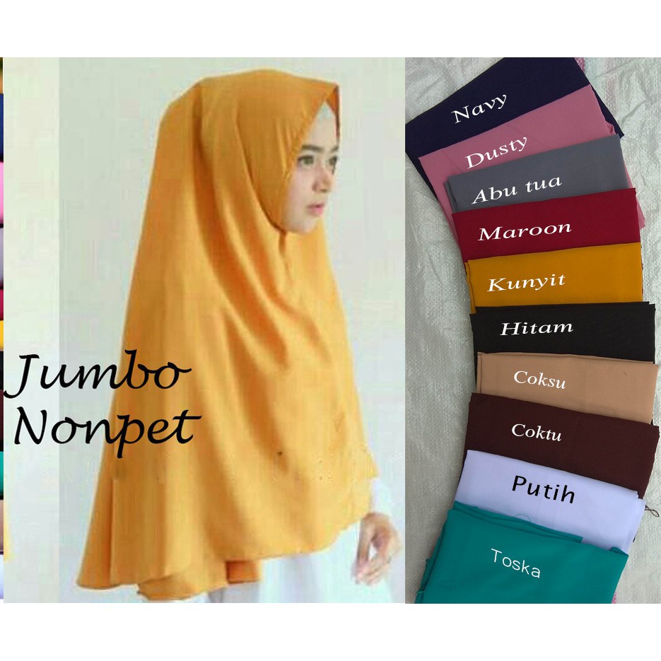 obral semua jilbab - bahan wolfis,bubble crape semua model