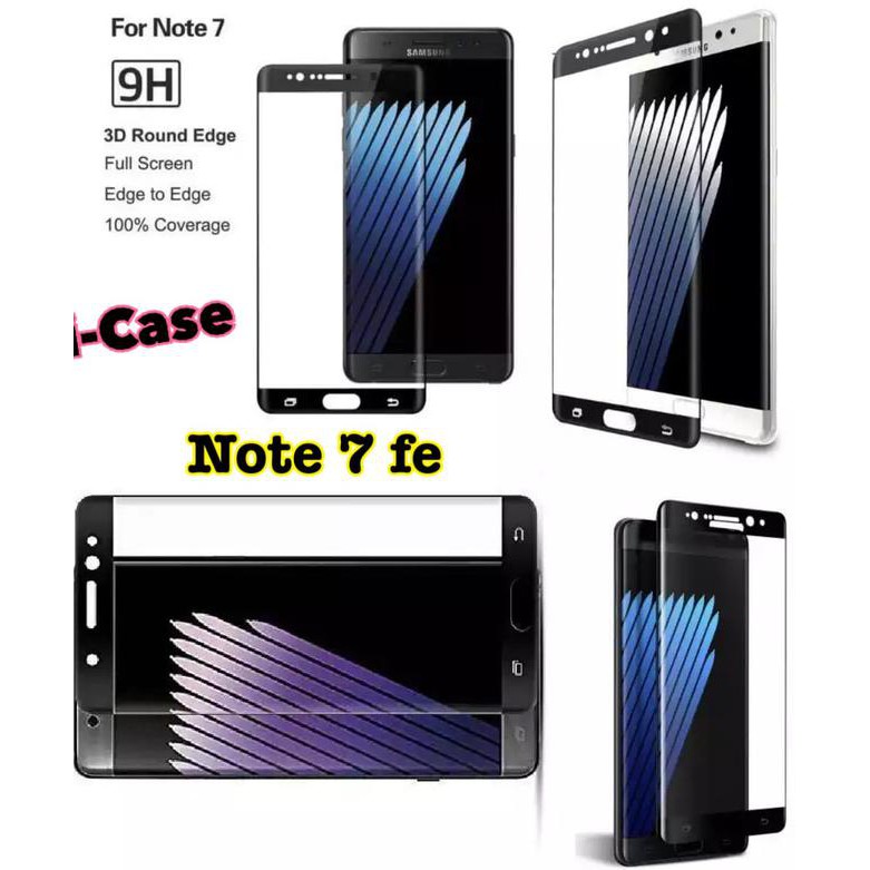 samsung note 7fe tempered glass warna - note 7 fe glass
