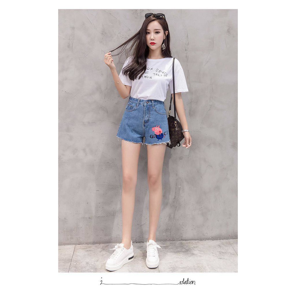 NEW ARRIVAL FASHION WOMEN JEANS ||  Celana Pendek Wanita / Hotpants Destroy Jeans Summer || Jeans Wanita import