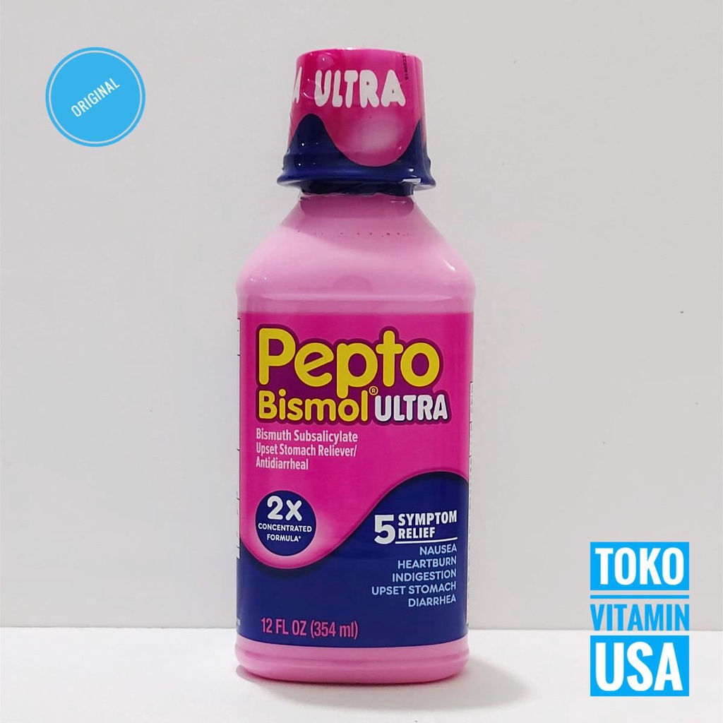 Pepto Bismol Ultra 354ml Gangguan Pencernaan Sakit Perut diare maag