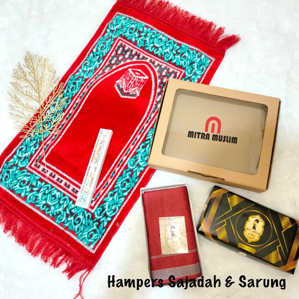 Hampers Sajadah Sarung Anak Paket untuk Kado Hadiah Anak Cowok