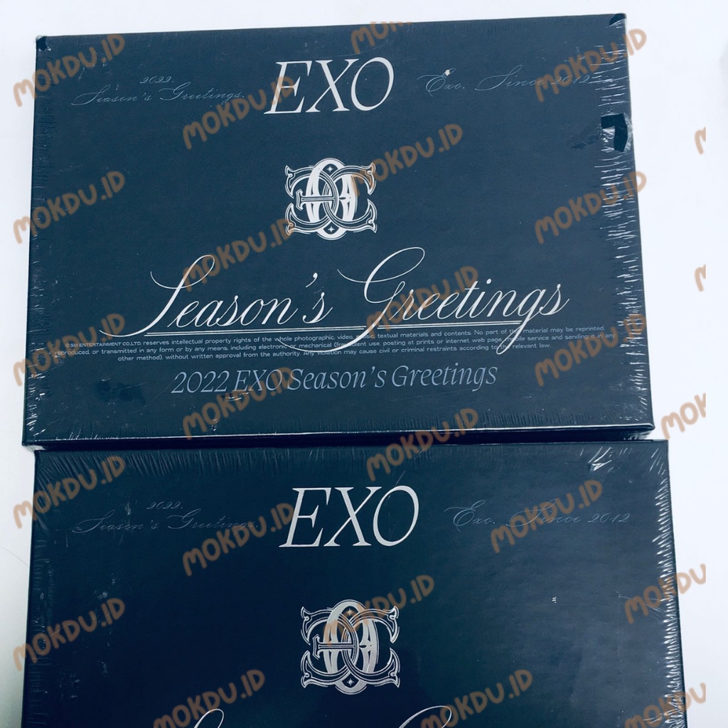 READY STOCK SHARING SEASON GREETING EXO 2022 BENEFIT PC HOLOGRAM (BACA DESKRIPSI)