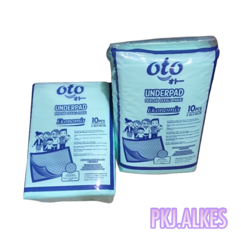 UNDERPAD OTO 60x90 ISI 10 PERLAK ALAS POPOK