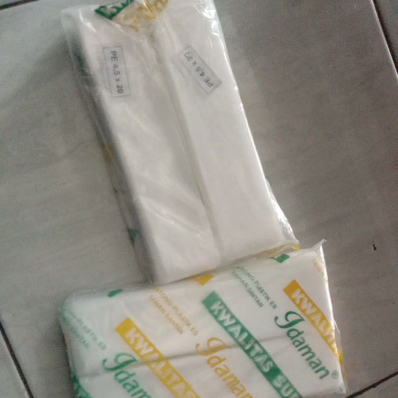 plastik PE es lilin 4,5x20