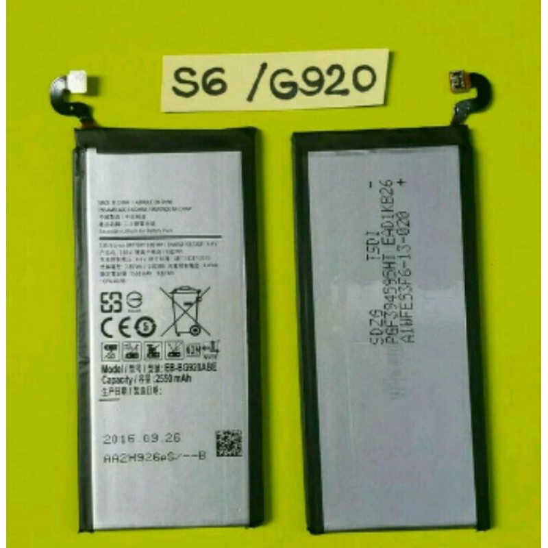 Batrei Batre Batteray SAMSUNG GALAXY S6 G920f. Batrei Samsung S6 Flat G920f