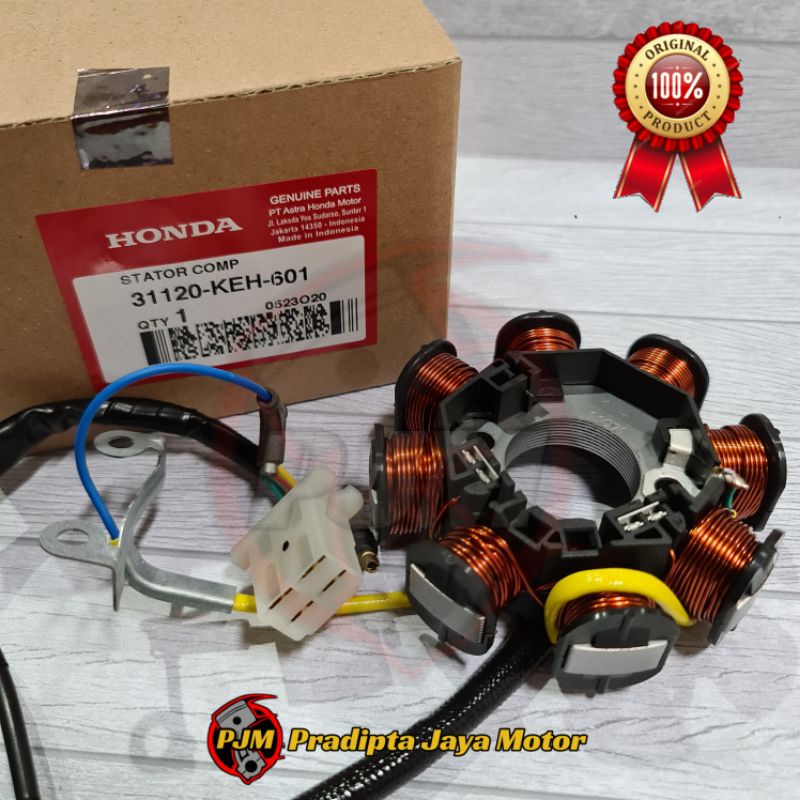 Spul Assy KEH MEGAPRO MEGA PRO PRIMUS 2006-2010 ORI Original AHM 31120KEH601 Spol Stator GL Neotech