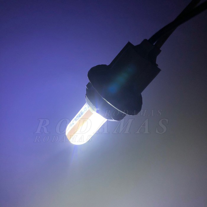 Lampu LED T10 2 sisi 6 LED Sein dan Senja