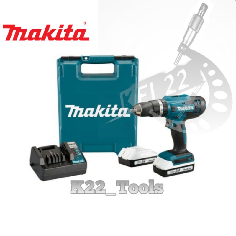 MESIN BOR BATERAI 13MM MAKITA HP 488 D002 / MAKITA HP488D002 CORDLESS DRILL 18V