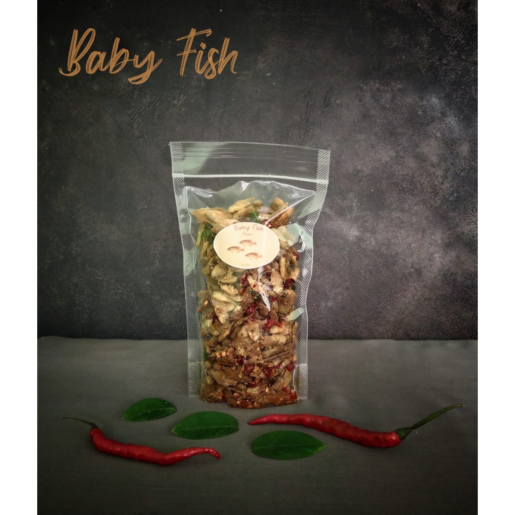 

Sentani Baby Fish Crispy Pedas 140gr