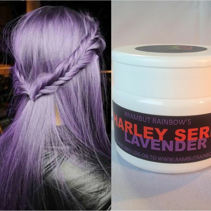 Semir Rambut Ungu Muda