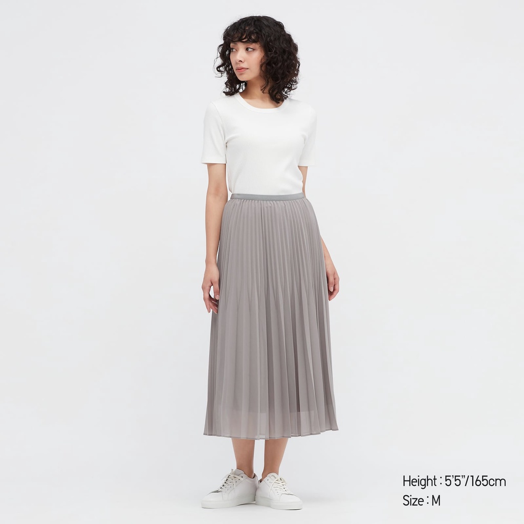 Women Rok Pleated UNIQLO