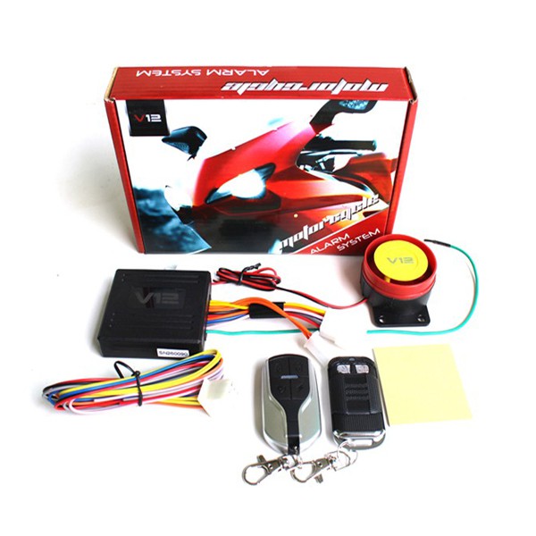 Alarm Motor V12 System By VINYX Remote Stater Jarak Jauh Universal Honda Yamaha Suzuki