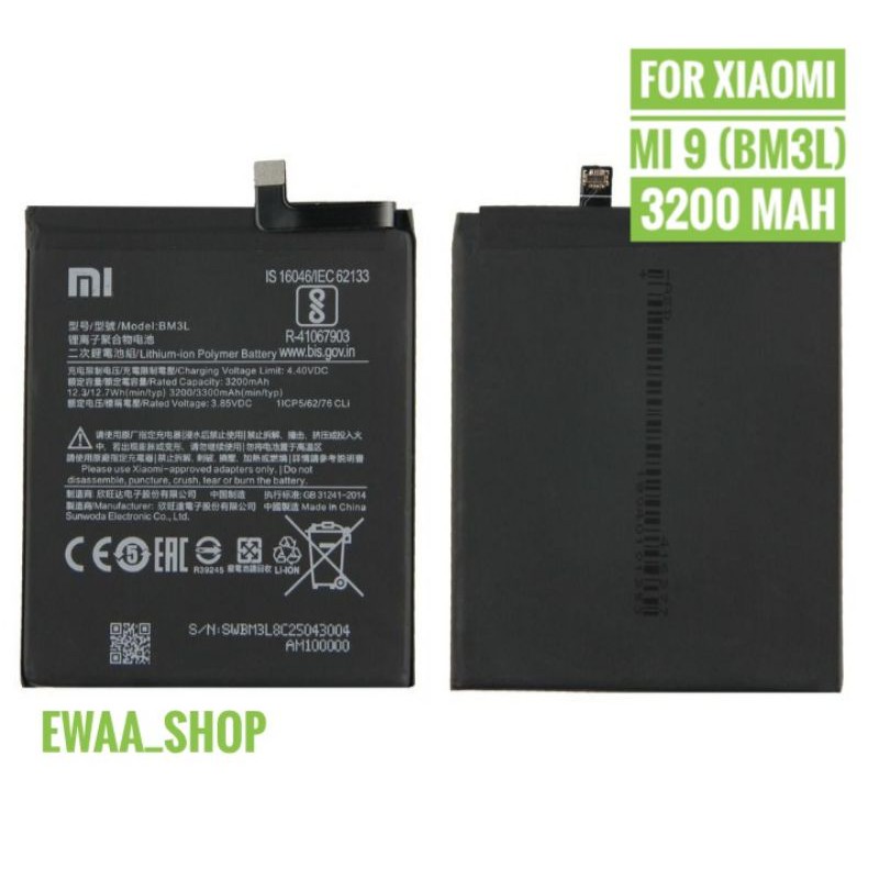 BATTERY BATERAI BATRE XIAOMI MI 9 / BM3L ORIGINAL