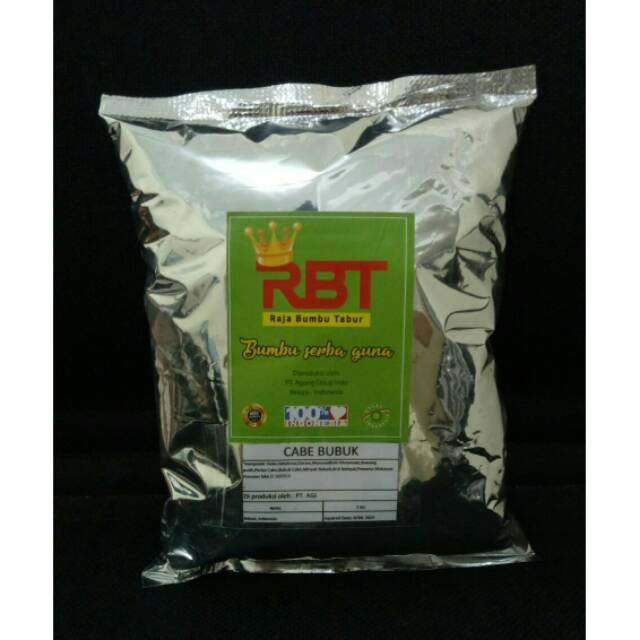 

Bumbu Tabur Cabe bubuk - chili powder - 1kg