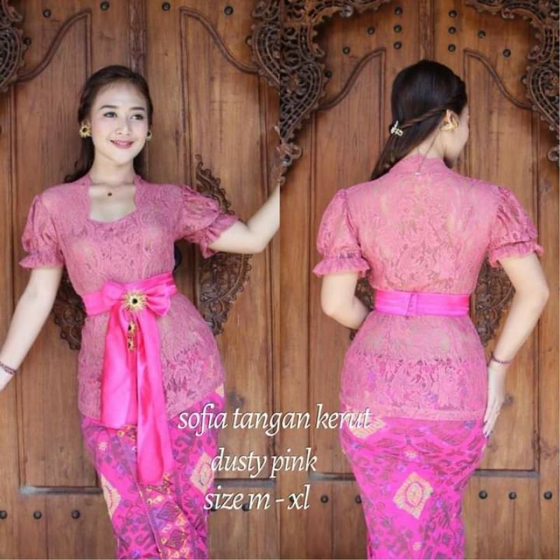 Kebaya Bali Sofia STRECH tangan Kerut | Kebaya Saja