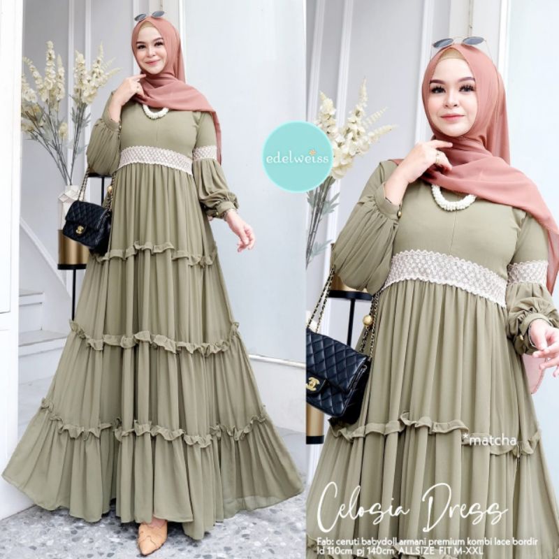 Danisa Danik CELOSIA maxy ceruty Banyak warna