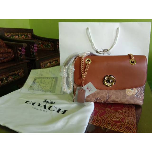 Tas coach Parker signature authentic asli original tas wanita