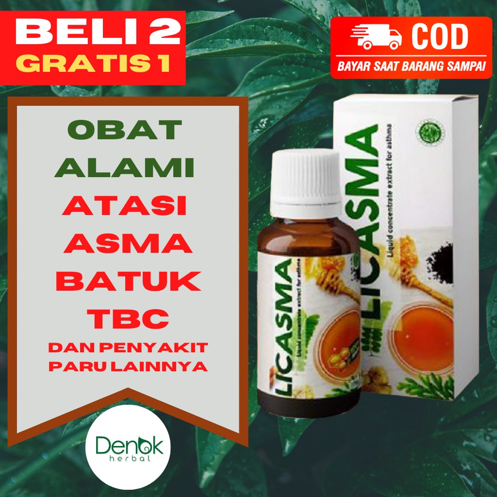 

Licasma Madu Herbal Obat Batuk Sesak Nafas/Asma/Paru Paru/Pernafasan/TBC Original