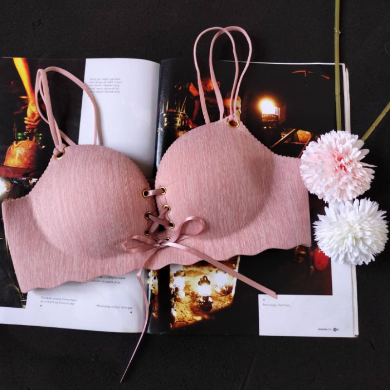 Auly womens official - Bra Seamless Push Up Ori Import // Bra Pita Seamless Cantik tali bisa diatur