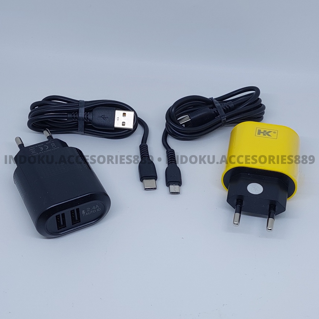 Travel Charger HK-D12 Micro &amp; Type C SUPER QUICK CHARGER