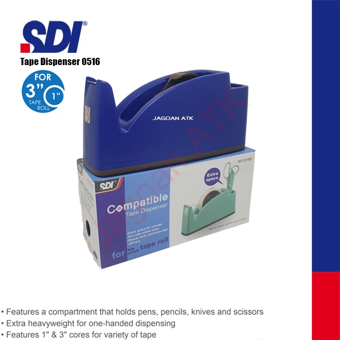 

Tape Dispenser dengan tempat simpan SDI 0516B