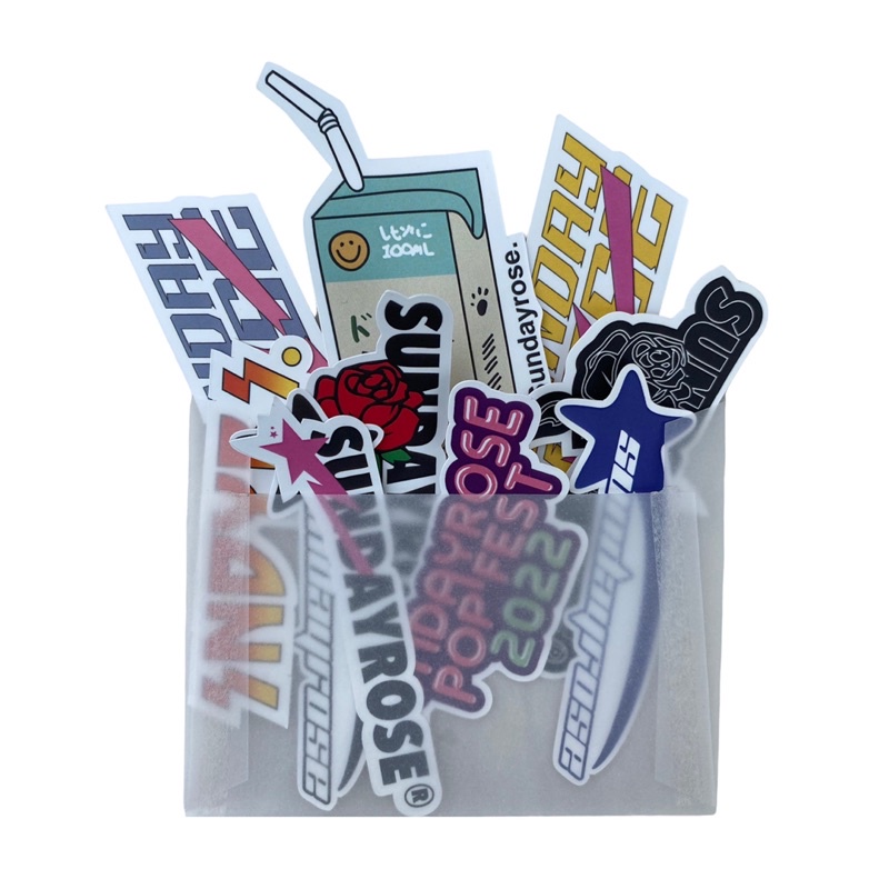 

SUNDAYROSE StickerPack June [ isi 10pcs ]