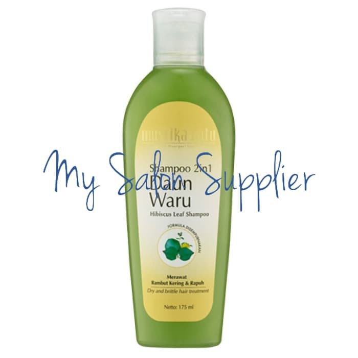 Mustika Ratu Shampoo 2in1 Daun Waru   Hibiscus Leaf Shampoo 175ml