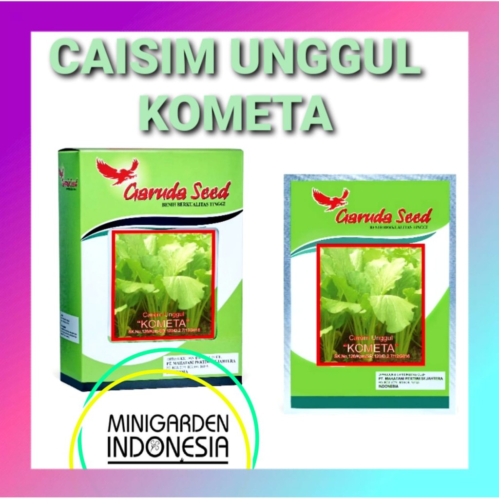 CAISIM UNGGUL KOMETA PACK 20 GRAM BENIH BIBIT SAWI MANIS garuda seed tanaman sayur hidroponik